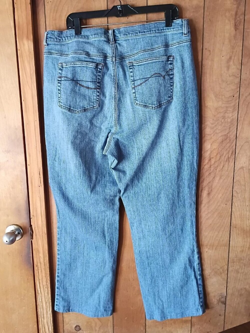 Venezia Lane Bryant Jeans Womens 22T Tall Stretch Denim Straight Leg Blue Plus - Picture 4 of 5